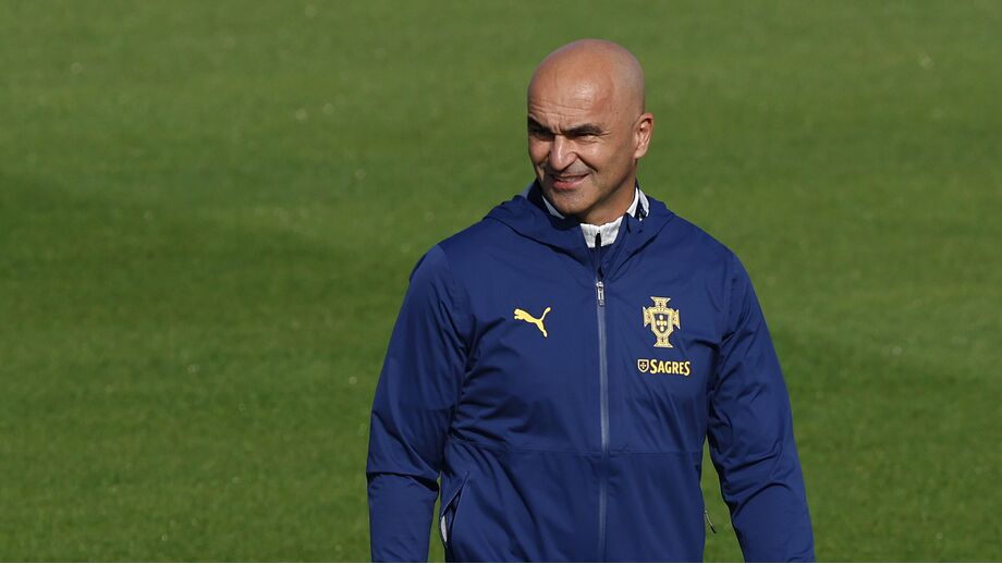 Roberto Martínez orienta treino da Seleção Nacional