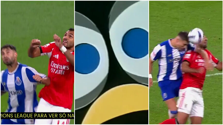 Benfica divulga compilação de entradas dos jogadores do FC Porto no clássico e não esquece... o calimero