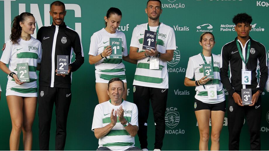 Pódio da Corrida Sporting em 2024