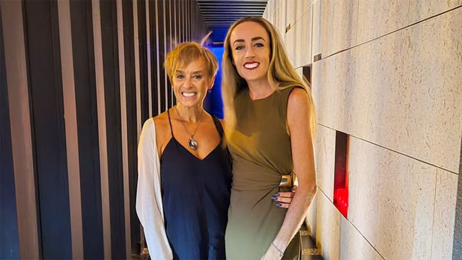 Liz McColgan com a filha Eilish