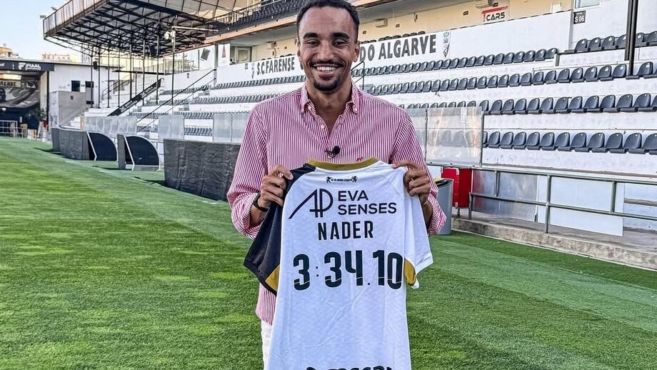 Isaac Nader esteve no Estádio de São Luís