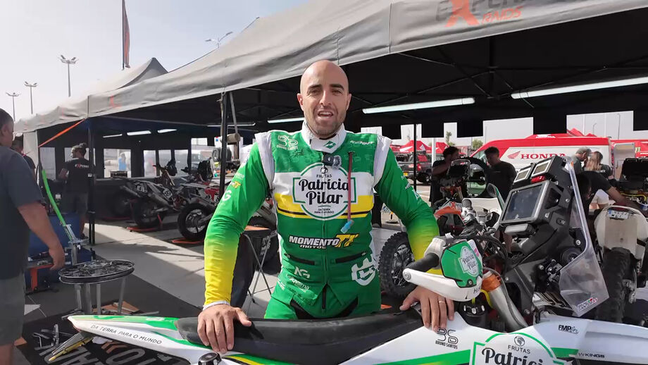 Piloto português prepara-se para a primeira etapa