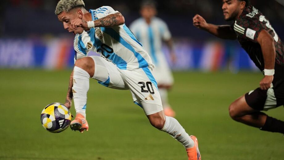 Prestianni brilha frente ao México no Mundial Sub-20
