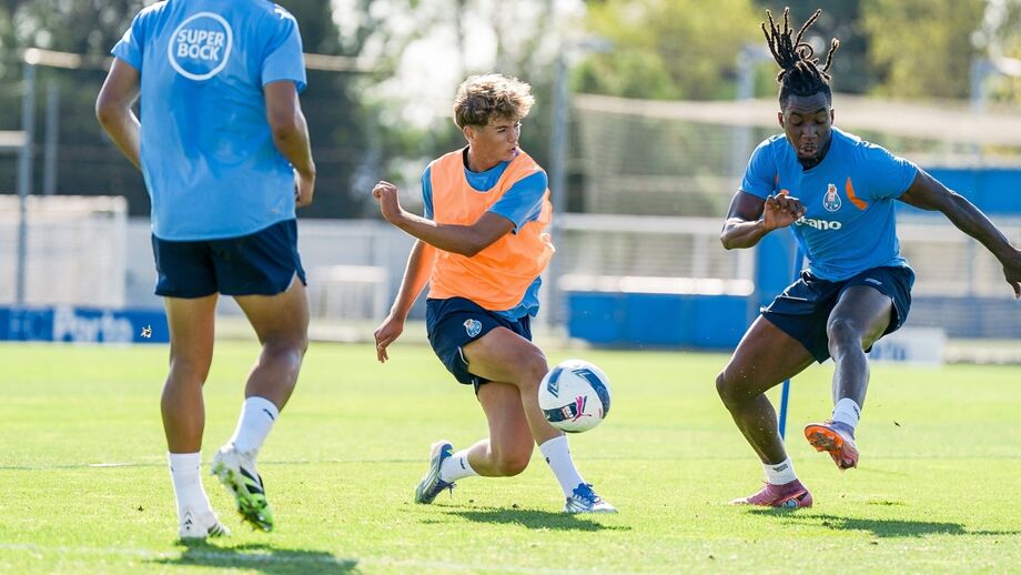 Treino do FC Porto desta segunda-feira