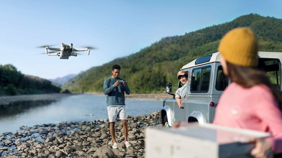 Drone DJI Mini 3 com desconto atrai criadores de conteúdo e entusiastas da fotografia aérea