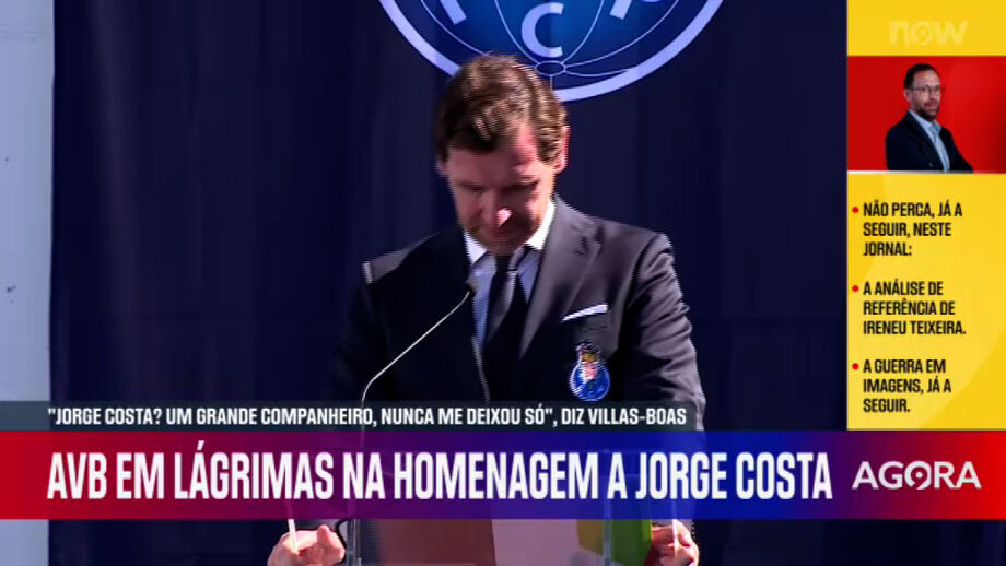 Presidente do FC Porto muito emocionado na homenagem ao malogrado jogador