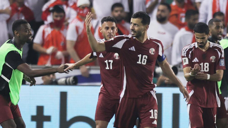 Qatar garante vaga no Mundial 2026 após vitória sobre Emirados Árabes Unidos.
