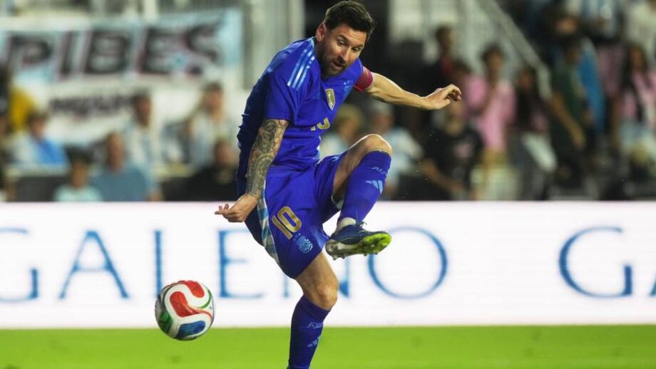 Lionel Messi em ação