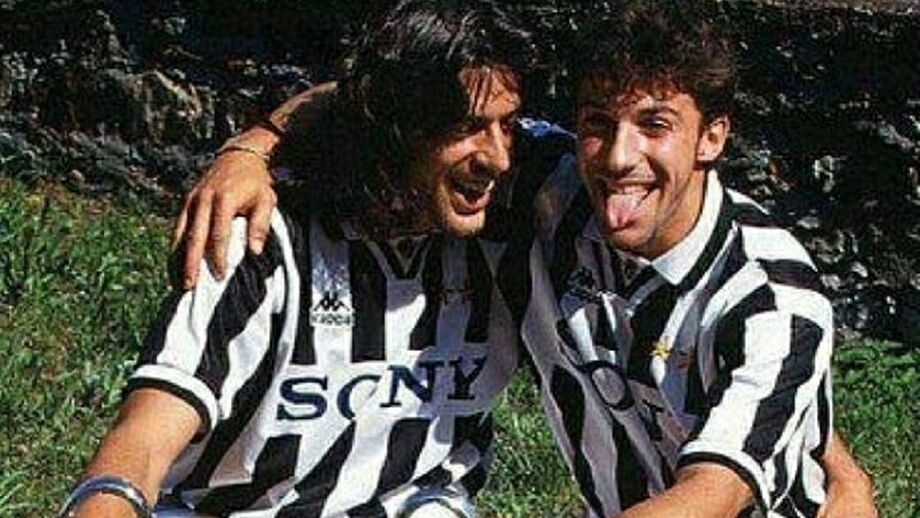 Com o amigo Del Piero