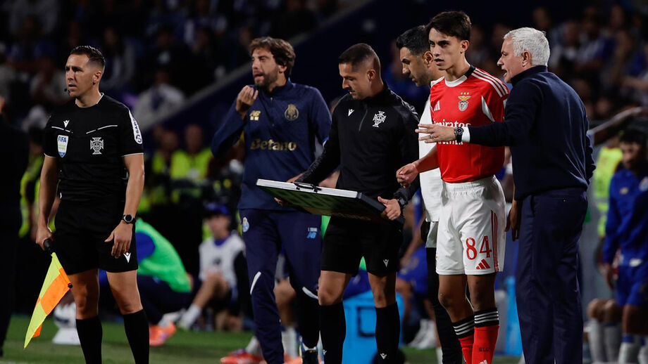 João Rego ganhou novo fôlego no Benfica desde a chegada de Mourinho