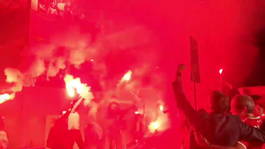 Candidato à presidência das águias está no norte do país