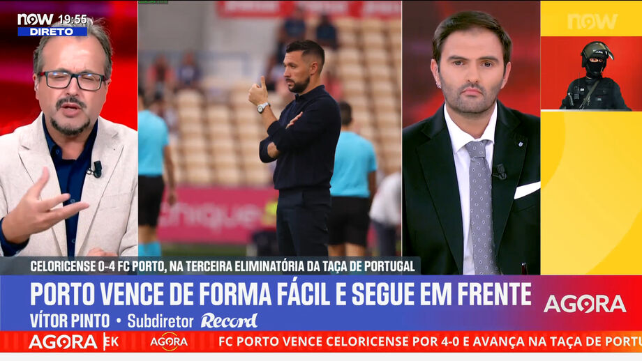 Subdiretor de Record analisa escolhas de Francesco Farioli na Taça de Portugal