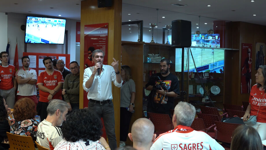 Declarações na Casa de Benfica de Paredes