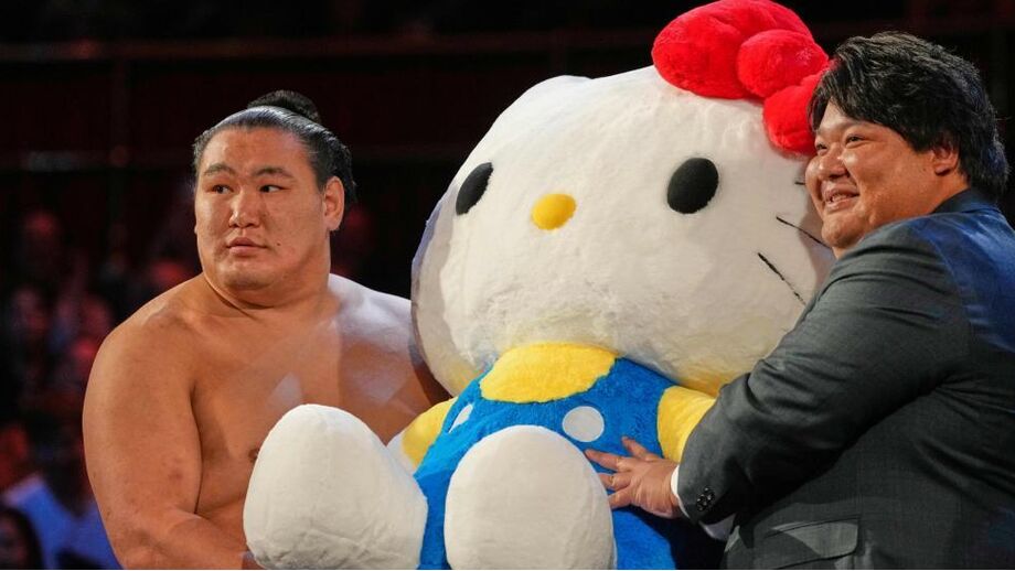 Sumo em Londres: vencedor recebe Hello Kitty
