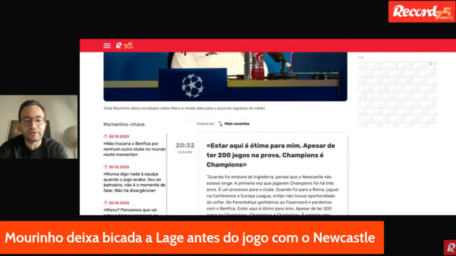 A análise aos temas que marcam a atualidade desportiva desta terça-feira