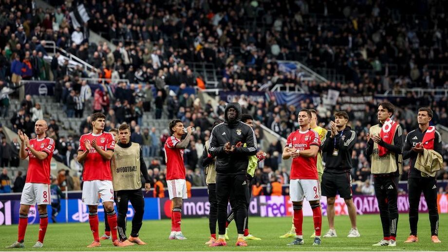 Benfica com vida difícil na Champions