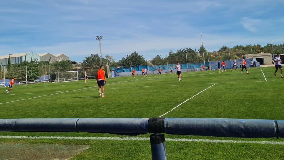 João Pereira captou presença no centro de treinos do Levante 