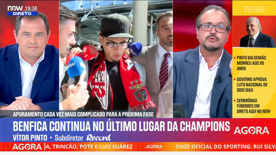 Subdiretor de Record analisa atuação de Rui Pedro Braz no planeamento do plantel das águias