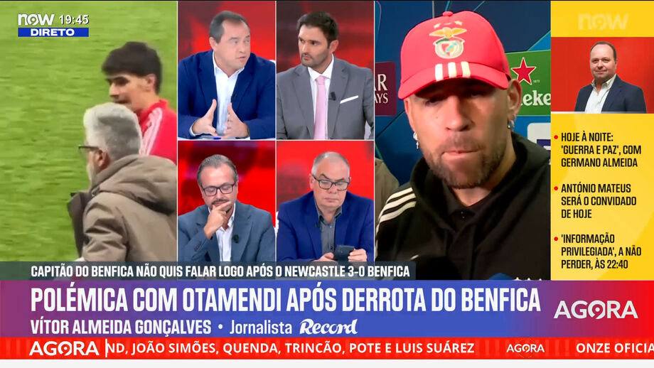 Vítor Almeida Gonçalves, editor de Record, sobre momento protagonizado pelo capitão das águias