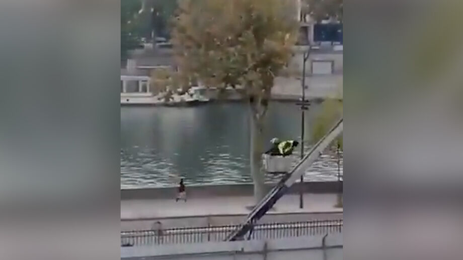 Assaltantes aparentemente sem grande pressa...