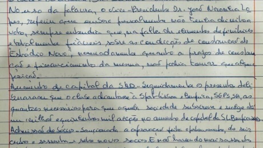 Ata de 7 de maio de 2001