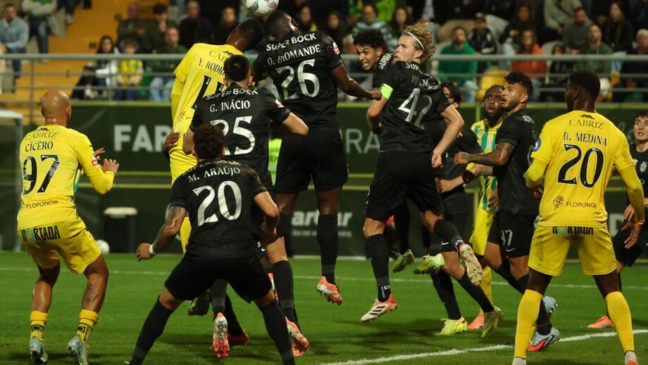 Tondela-Sporting foi o jogo da Liga Betclic com mais remates até à 11.ª jornada