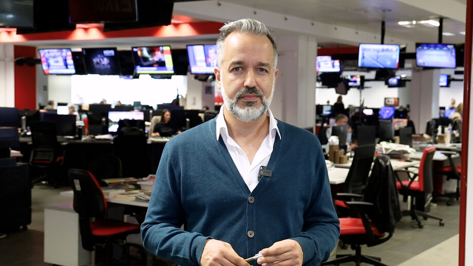 Filipe Alexandre Dias, editor executivo de Record, destaca a exibição do guarda-redes Bernardo Fontes