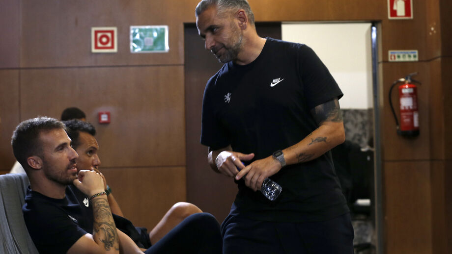 Rui Borges com a equipa técnica