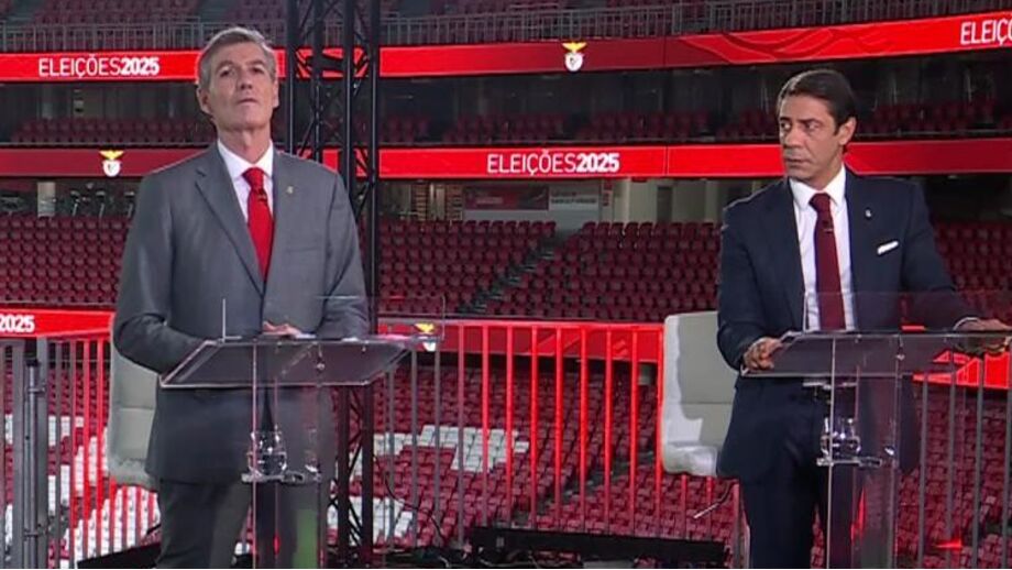 Noronha Lopes (à esquerda) e Rui Costa (à direita) debatem na BTV
