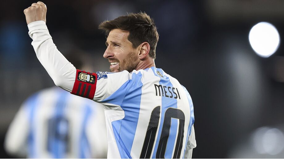 Lionel Messi, capitão da Argentina