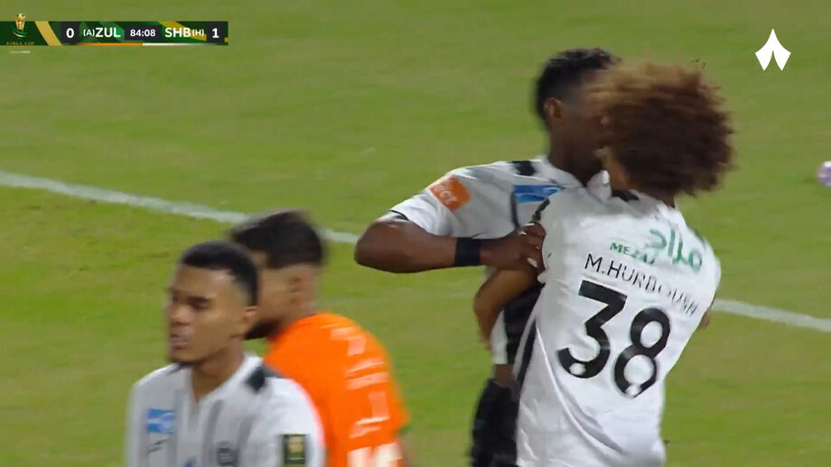 Durante o encontro com o Al Zufi, dois oitavos de final da Taça do Rei saudita 