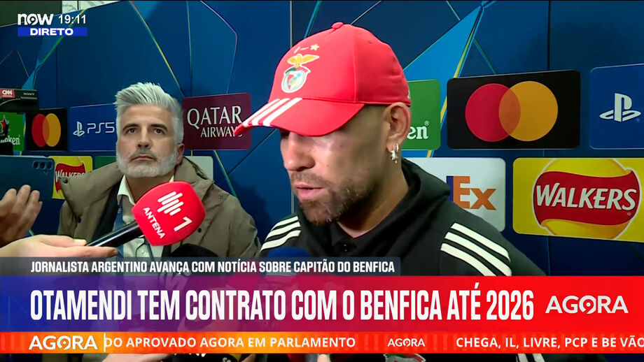ESPN Argentina cita fontes próximas do capitão do Benfica
