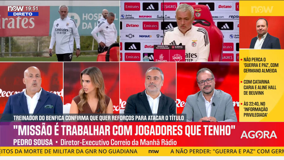 Pedro Sousa, Sérgio Krithinas e Vítor Pinto analisam declarações de Mourinho e revelam novos dados