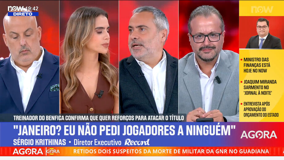 Diretor executivo de Record sobre novas declarações do treinador sobre o ataque ao mercado
