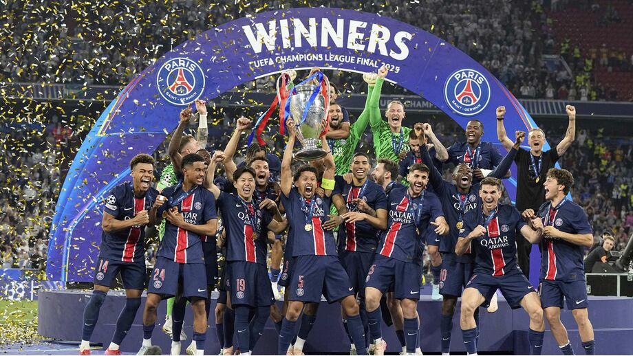 O PSG ganhou pela primeira vez a Liga dos Campeões em 2024/25