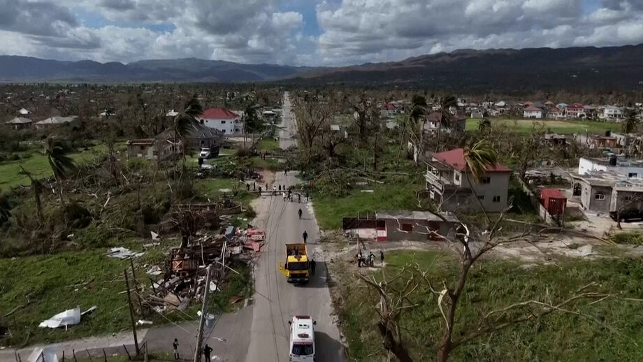 Destruição na Jamaica