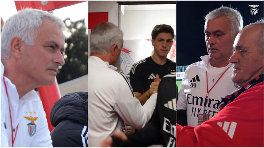 Treinador do Benfica tem aproveitado o pouco tempo livre que tem para 'espreitar' os jogadores da formação