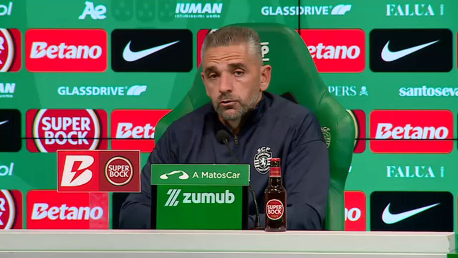 Treinador do Sporting desvaloriza a falta de eficácia da equipa nos últimos jogos
