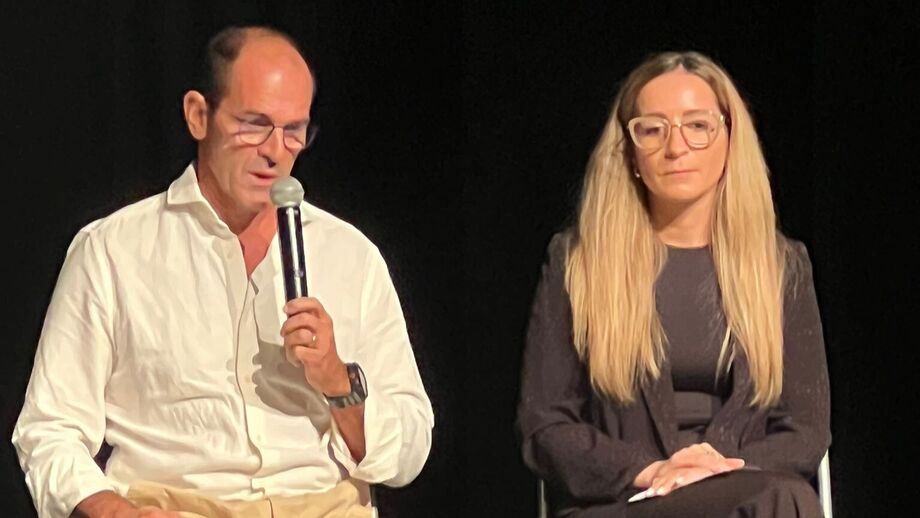 Aida Ramos e Tomaz Morais debateram o desenvolvimento humano e desportivo dos jovens
