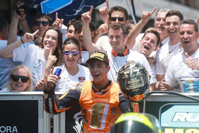 José Antonio Rueda, campeão de Moto3