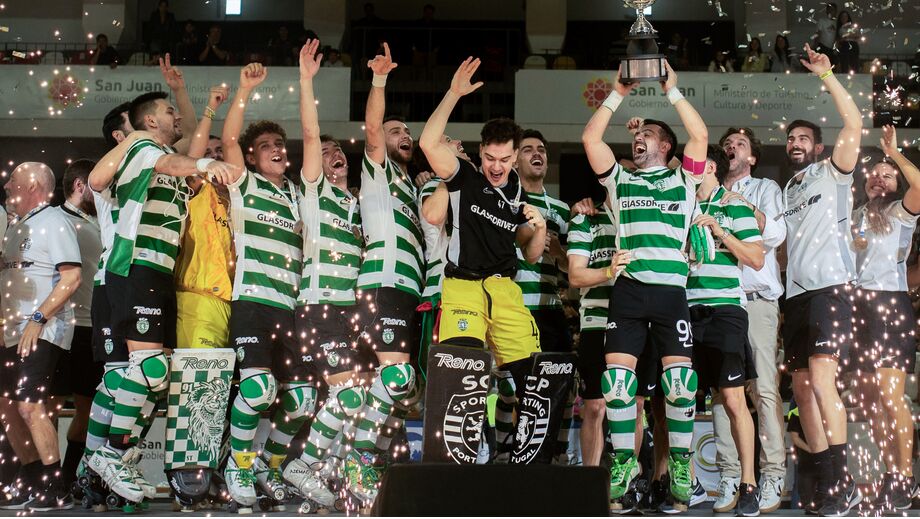 Sporting vence Barcelona e conquista título mundial de hóquei em patins em San Juan