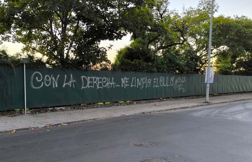 Vedação da Academia do V. Guimarães vandalizada