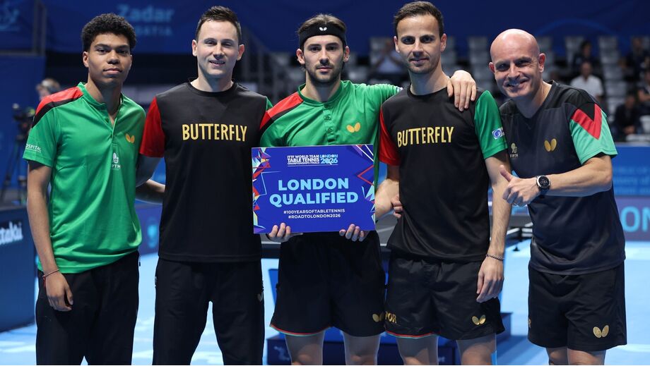 A equipa masculina que compete no Europeu 