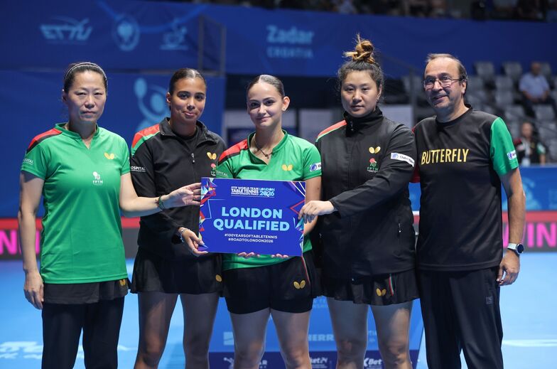 A equipa feminina que está no Campeonato da Europa