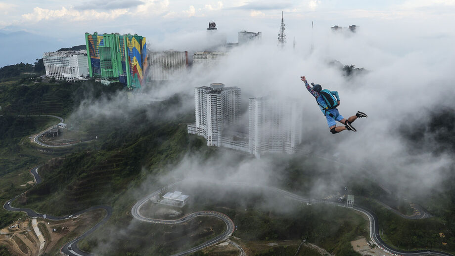 Hoverland, um miradouro situado no ION Majestic Hotel, em Kuala Lumpur