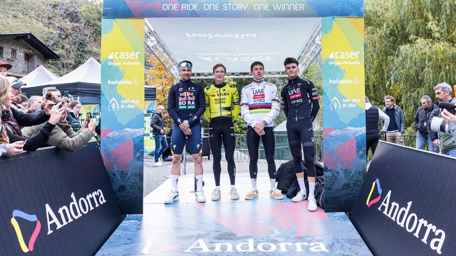 Roglic, Vingegaard, Pogacar e Del Toro