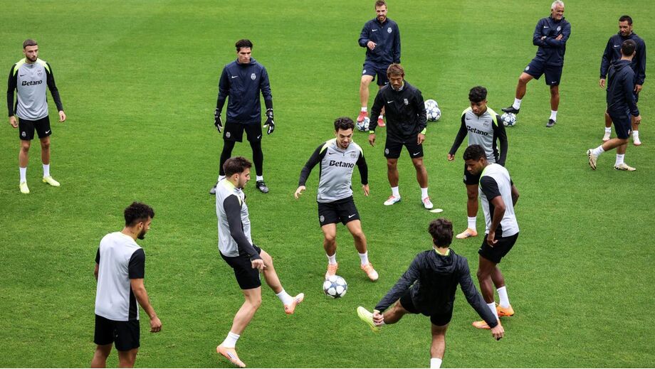 Sporting prepara jogo da Champions com o Marselha