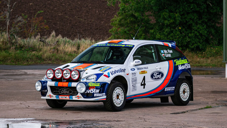 Ford Focus WRC de Carlos Sainz e Colin McRae vai a leilão