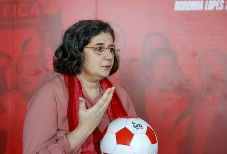 Raquel Vaz Pinto foi benfiquista na 'clandestinidade': «Com imenso orgulho sou papoila saltitante»