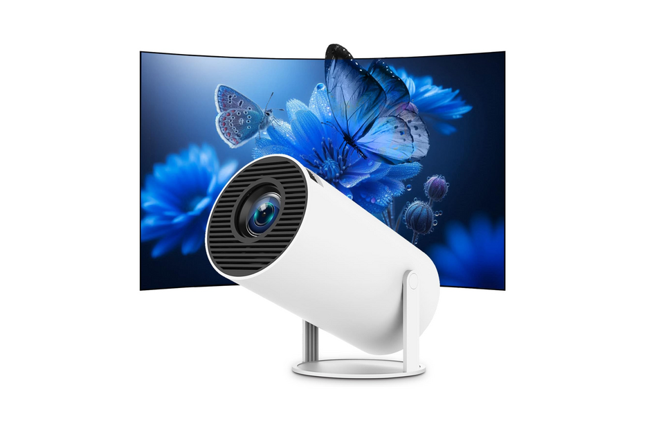 Mini Projetor 4K com Wi-Fi e Bluetooth